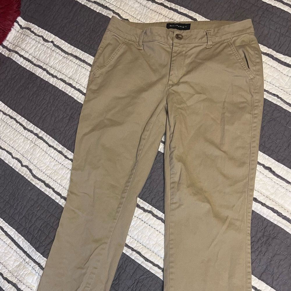Aeropostale Women's Tan‎ Skinny Pants